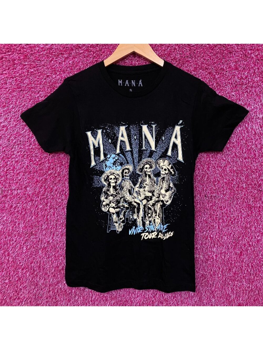 Maná "Vivir Sin Aire Tour" Rock Band T-Shirt Small